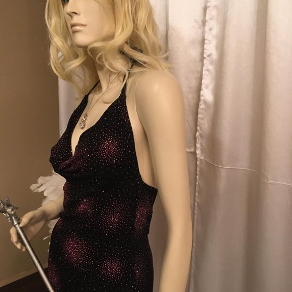 RARE gorgeous pixie dress covered in sapphire pink glitter! - Picture 6 of 16